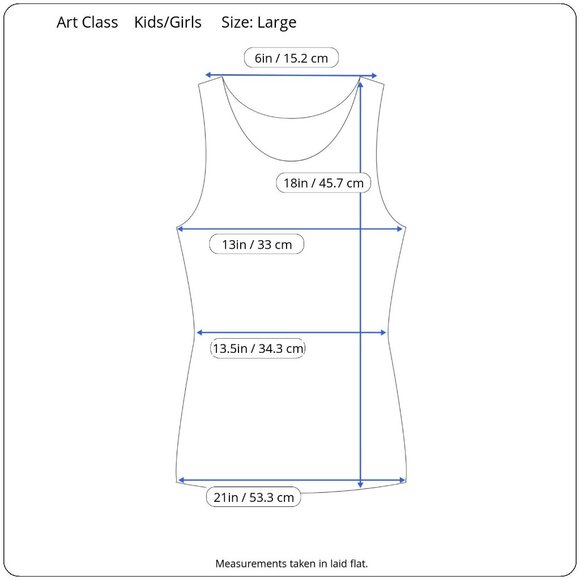 Art Class Little Girls Blue Ruffle Smocked Tank Top Peplum Hem Large (10-12) - Picture 3 of 8